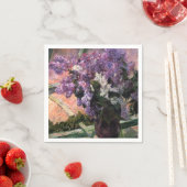 Mary Cassatt - Lilacs in een raam Servet (Insitu)