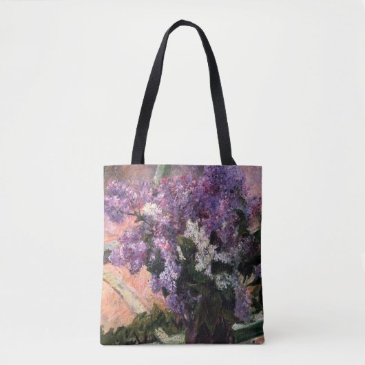 Mary Cassatt - Lilacs in een raam Tote Bag (Voorkant)