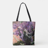 Mary Cassatt - Lilacs in een raam Tote Bag (Achterkant)