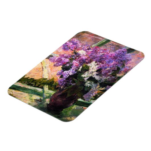 Mary Cassatt Lilacs Magnet Magneet (Linkerzijde)