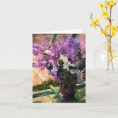 Mary Cassatt Lilacs Note Card Kaart (Gele Bloem)