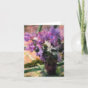 Mary Cassatt Lilacs Note Card Kaart