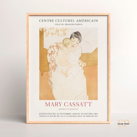 Mary Cassatt Maternale Caress Art Print