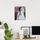 Mary Cassatt - Meisje doet haar haar Poster (Thuiskantoor)