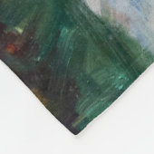 Mary Cassatt - Meisje naait in een tuin Fleece Deken (Hoek)