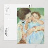 Mary Cassatt - moeder en kind Briefkaart (Voorkant / Achterkant)