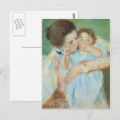 Mary Cassatt Moeder en Kind Moederdagkaart Briefkaart (Voorkant / Achterkant)