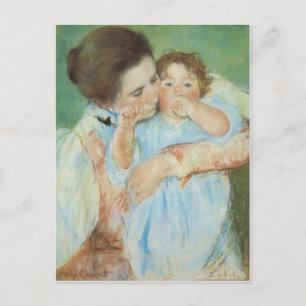 Mary Cassatt Moeder en Kind Moederdagkaart Briefkaart