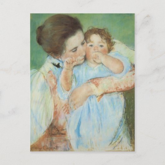 Mary Cassatt Moeder en Kind Moederdagkaart Briefkaart (Voorkant)