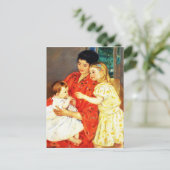 Mary Cassatt, moeder en Sara die de Baby bewondere Briefkaart (Staand voorkant)