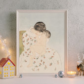 Mary Cassatt Moeder Kus Moeder Kind Kunst Poster
