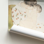 Mary Cassatt Moeder Kus Moeder Kind Kunst Poster