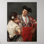 Mary Cassatt Panal naar de Bullfighter Vintage Poster (Voorkant)