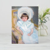 Mary Cassatt - Portrait Louise-Aurore Villeboeuf Bedankkaart (Staand voorkant)
