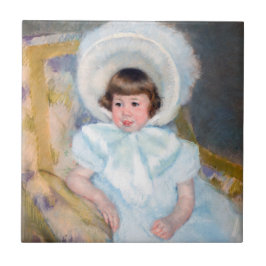 Mary Cassatt - Portrait Louise-Aurore Villeboeuf Tegeltje