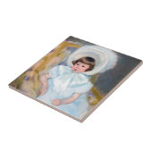 Mary Cassatt - Portrait Louise-Aurore Villeboeuf Tegeltje (Zijkant)