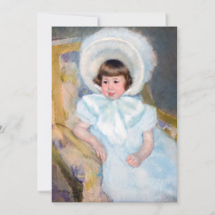 Mary Cassatt - Portret Louise-Aurore Villeboeuf Bedankkaart