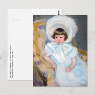 Mary Cassatt - Portret Louise-Aurore Villeboeuf Briefkaart