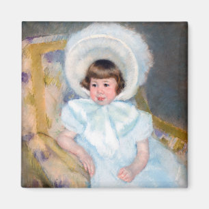 Mary Cassatt - Portret Louise-Aurore Villeboeuf Magneet