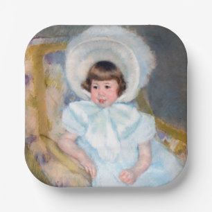Mary Cassatt - Portret Louise-Aurore Villeboeuf Papieren Bordje