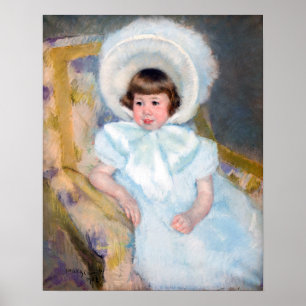 Mary Cassatt - Portret Louise-Aurore Villeboeuf Poster