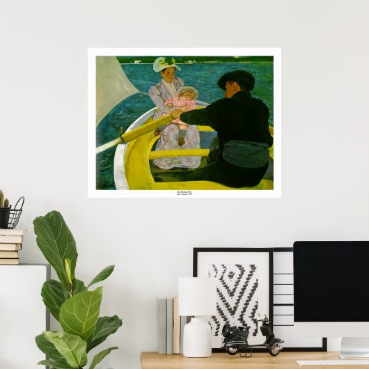 Mary Cassatt Poster (Thuiskantoor)