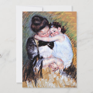 Mary Cassatt schilderij - Moeder en Kind Kaart