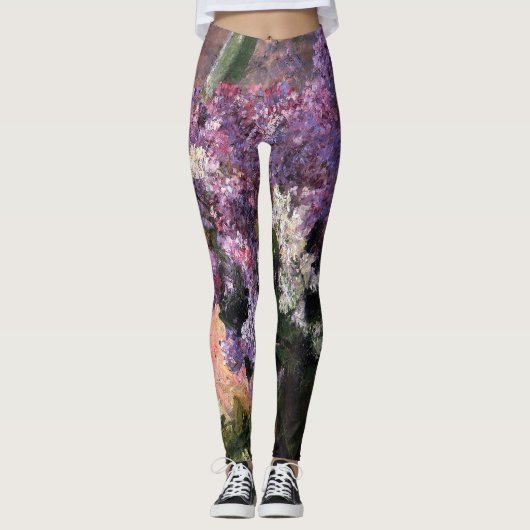 Mary Cassatt - Seringen in een raam Leggings (Voorkant)