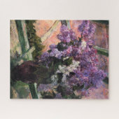 Mary Cassatt - Seringen in een raam Legpuzzel (Horizontaal)