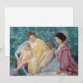 Mary Cassatt - Twee moeders en kinderen in een boo Bedankkaart (Voorkant / Achterkant)