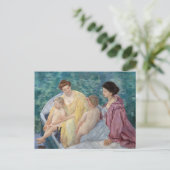 Mary Cassatt - Twee moeders en kinderen in een boo Briefkaart (Staand voorkant)