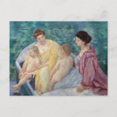 Mary Cassatt - Twee moeders en kinderen in een boo Briefkaart (Voorkant)