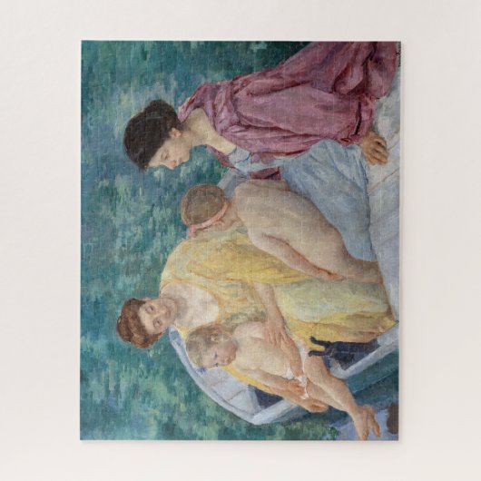 Mary Cassatt - Twee moeders en kinderen in een boo Legpuzzel (Verticaal)