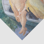 Mary Cassatt - Twee moeders en kinderen in een boo Tissuepapier (Detail)