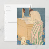 Mary Cassatt - Vrouw Bathing Briefkaart (Voorkant / Achterkant)