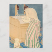 Mary Cassatt - Vrouw Bathing Briefkaart (Voorkant)