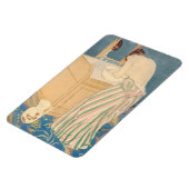 Mary Cassatt - Vrouw Bathing Magneet (Linkerzijde)