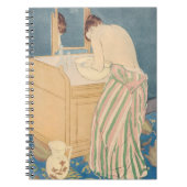 Mary Cassatt - Vrouw Bathing Notitieboek (Voorkant)