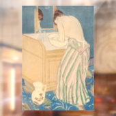 Mary Cassatt - Vrouw Bathing Raamsticker (Vel 2)