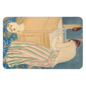 Mary Cassatt - Vrouw bij het baden Magneet (Horizontaal)