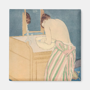 Mary Cassatt - Vrouw die een bad neemt Magneet