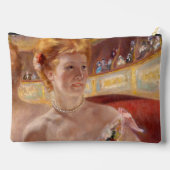 Mary Cassatt - Vrouw met parelketting in een loge Etui (Achterkant)