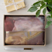 Mary Cassatt - Vrouw met parelketting in een loge Tissuepapier (Geschenk)