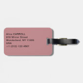 Mary Cassatt - Vrouw met Pearl Ketting in een Loge Bagagelabel (Achterkant horizontaal)