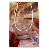 Mary Cassatt - Vrouw met Pearl Ketting in een Loge Medium Cadeauzakje (Voorkant)