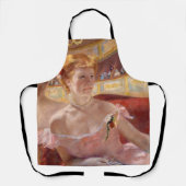 Mary Cassatt - Vrouw met Pearl Ketting in een Loge Schort (Voorkant)