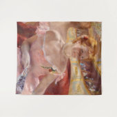 Mary Cassatt - Vrouw met Pearl Ketting in een Loge Wandkleed (Voorkant (horizontaal))