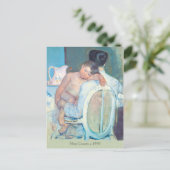 Mary Cassatt Woman, zittend met kinderarmen CC1204 Briefkaart (Staand voorkant)