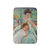 Mary Cassatt - Young Moeder Sewing Badmat (Voorkant Verticaal)