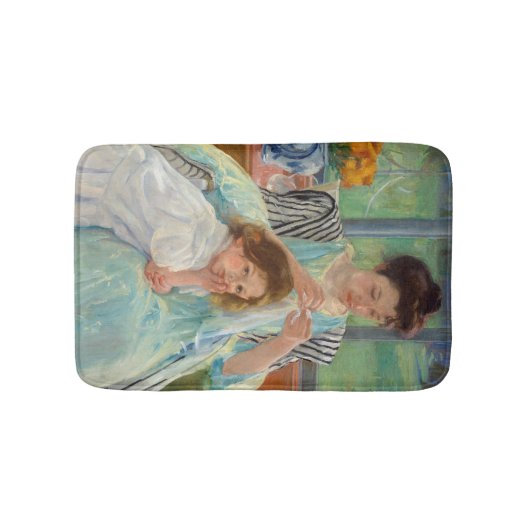 Mary Cassatt - Young Moeder Sewing Badmat (Voorkant)